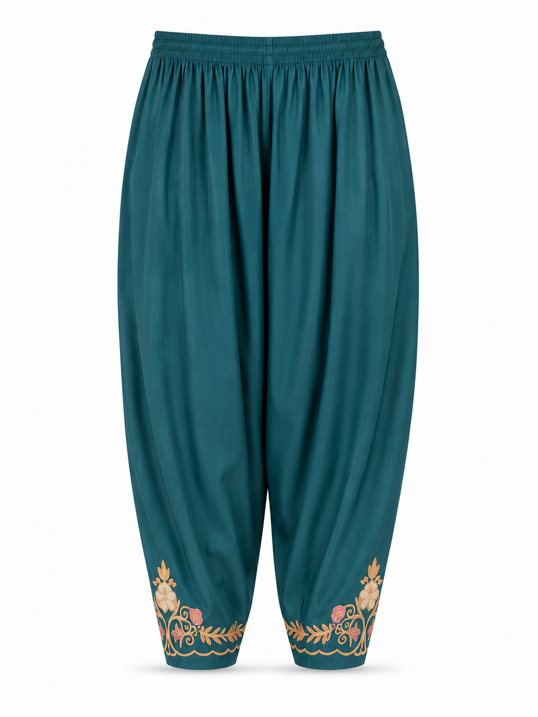 Kashmir Aari cotton Co-Ord Set | Dark Teal